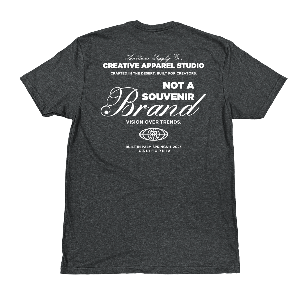 "The Manifesto" Heather Charcoal T-Shirt