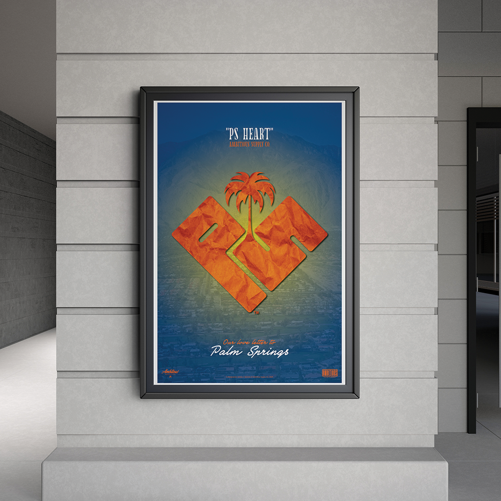 "PS HEART" Poster – 24" x 36" (Unframed)