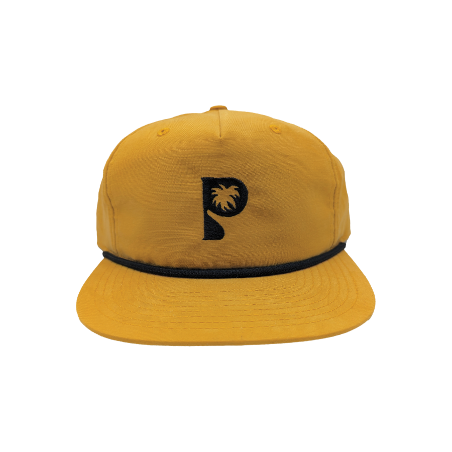 Hat - "Palm Springs Palm" Biscuit/Black Umpqua Embroidered Snapback