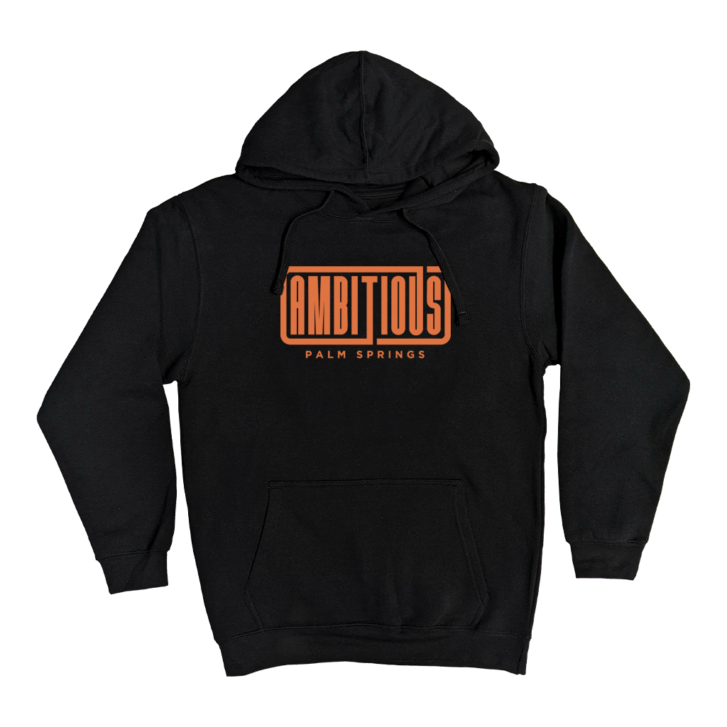 "AMBITIOUS PS" Black Elevated Hoodie