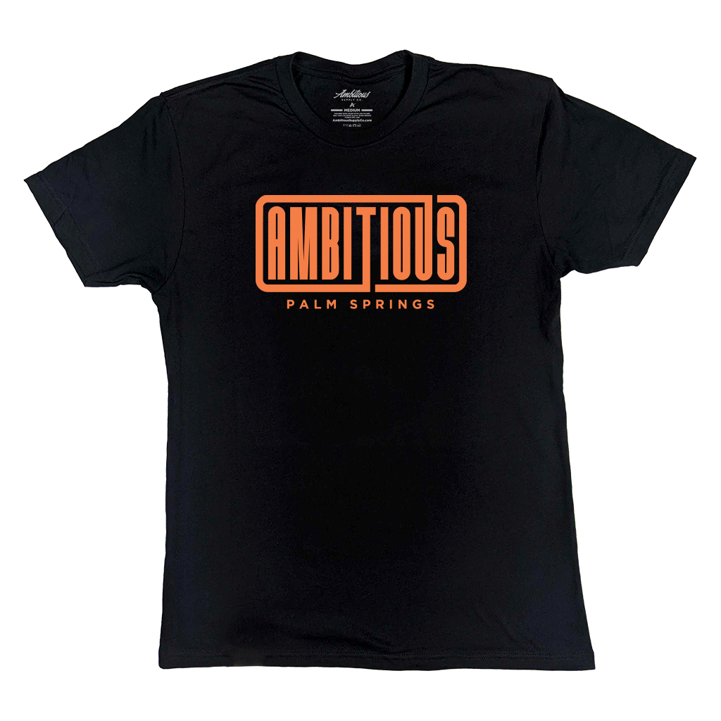 "AMBITIOUS PS" Black T-Shirt