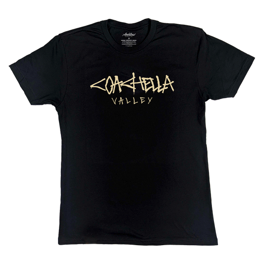 "COACHELLA (Cyber)" Black T-Shirt