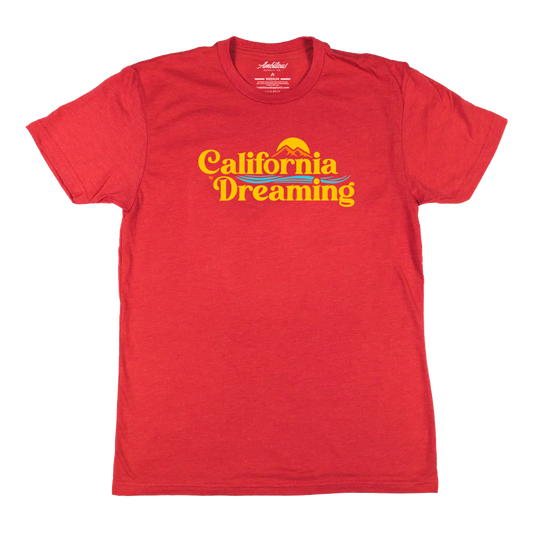 "California Dreaming" Heather Red T-Shirt