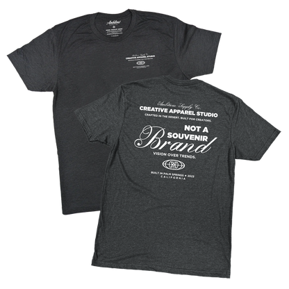 "The Manifesto" Heather Charcoal T-Shirt