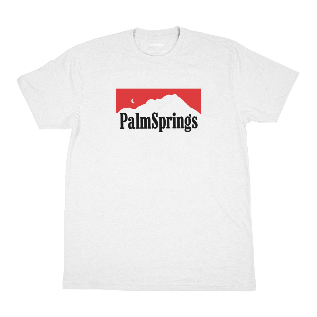 "Palm Squares" White T-Shirt