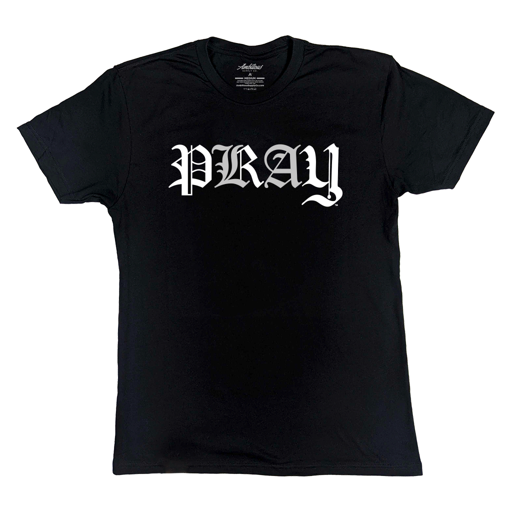 "PRAY FOR L.A." Black T-Shirt