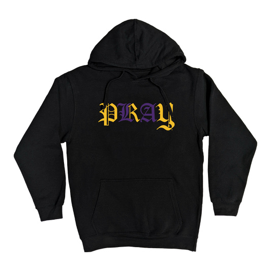 "PRAY FOR L.A." Black Elevated Hoodie