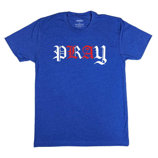 "PRAY FOR L.A." Heather Royal T-Shirt