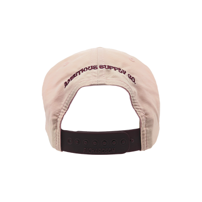 Hat - "Palm Springs Palm" Pale Peach/Maroon Umpqua Embroidered Snapback