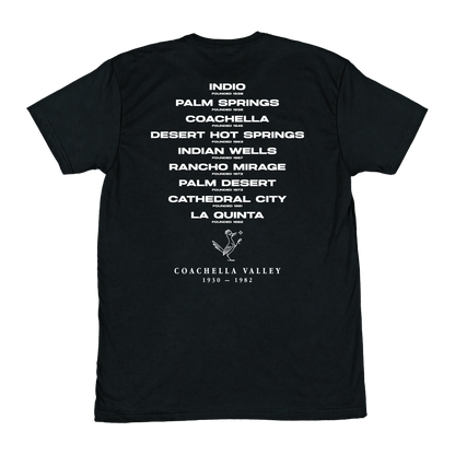 "VALLEY ORIGIN" Black T-Shirt
